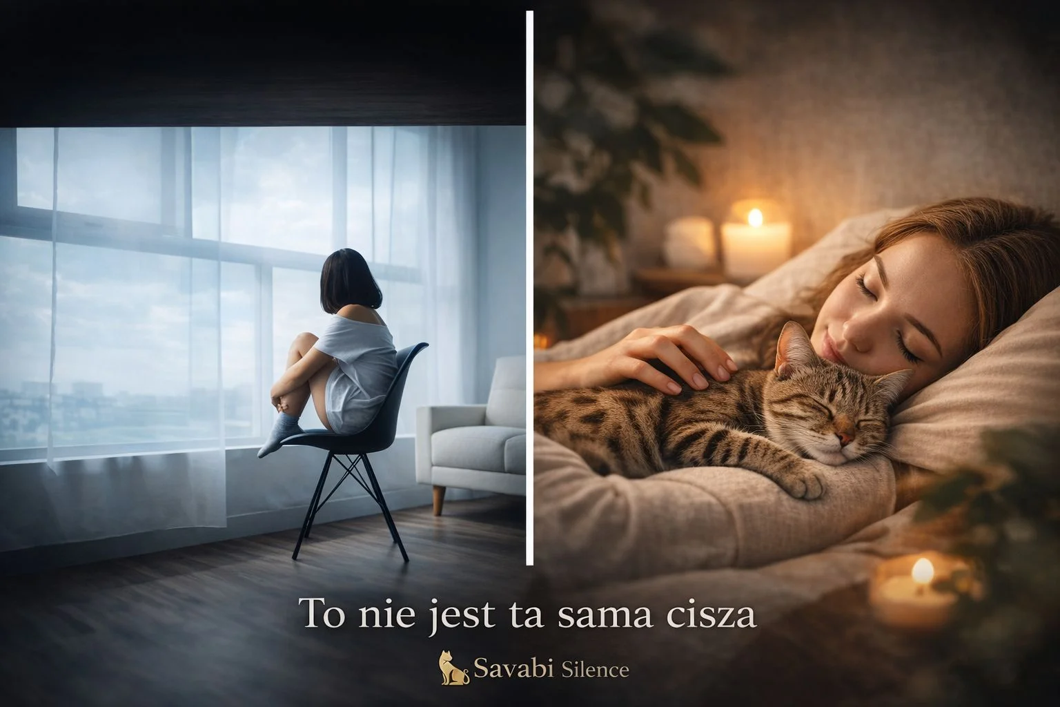 Sesja Savabi Silence w Instytucie Kota Savabi – biologiczna regulacja układu nerwowego lidera w spokojnym środowisku z kotem wspierającym redukcję napięcia