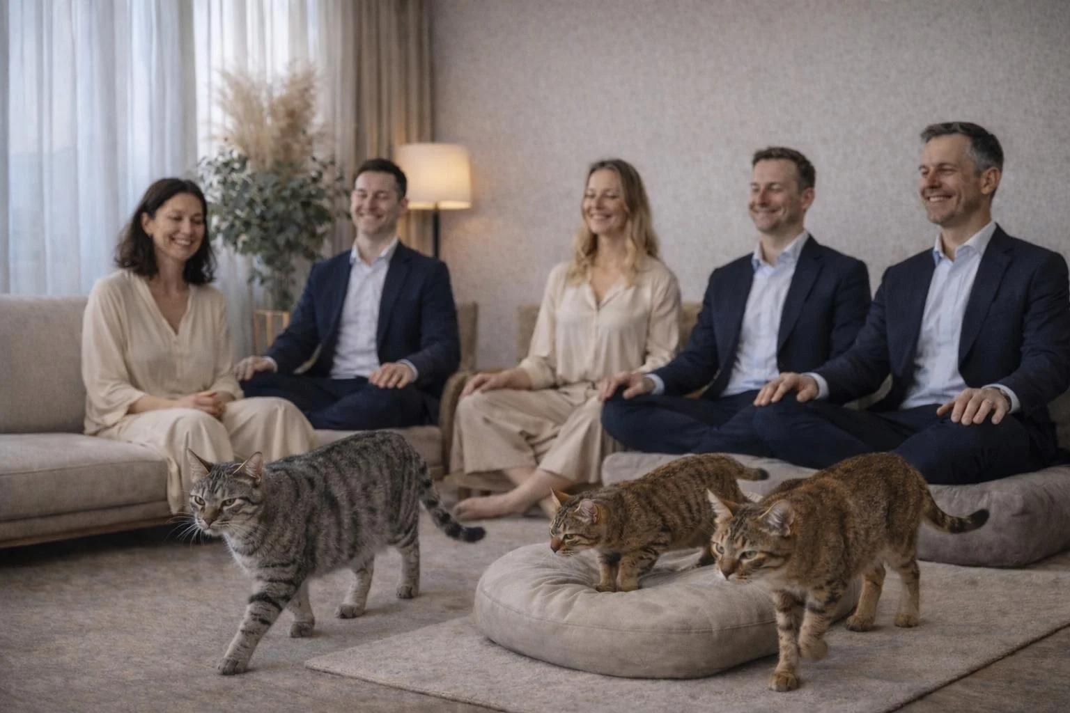 Sesja Savabi Silence w Instytucie Kota Savabi – biologiczna regulacja napięcia w praktyce z kotem rasy Savabi wspierającym naturalne wyciszenie układu nerwowego